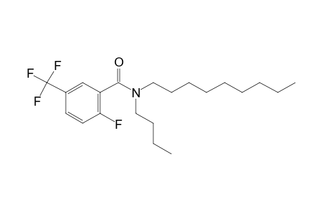 Benzamide, 2-fluoro-5-trifluoromethyl-N-butyl-N-nonyl-