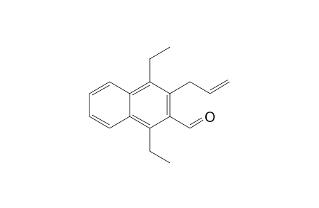 1,4-Diethyl-2-allylnaphthalene-3-carbaldehyde