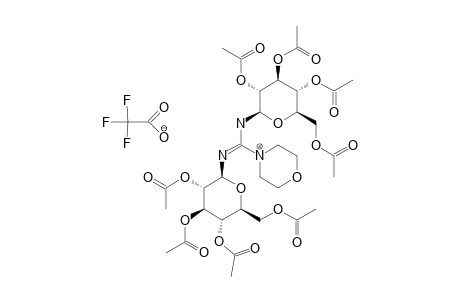 N,N'-BIS-(2,3,4,6-TETRA-O-ACETYL-BETA-D-GLUCOPYRANOSYL)-MORPHOLINE-4-CARBOXIMIDAMIDE-TRIFLUOROACETATE