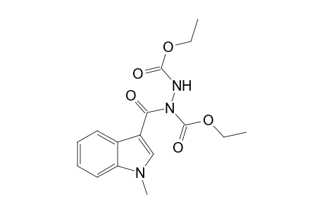 1,2-Diethoxycarbonyl-1-[3-(1-methylindolylcarbonyl)]hydrazine