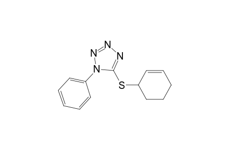 1H-Tetrazole, 5-(2-cyclohexen-1-ylthio)-1-phenyl-