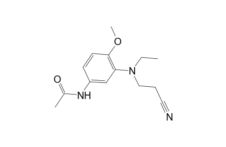 Acetamide, N-[3-[(2-cyanoethyl)ethylamino]-4-methoxyphenyl]-