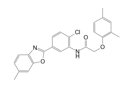 acetamide, N-[2-chloro-5-(6-methyl-2-benzoxazolyl)phenyl]-2-(2,4-dimethylphenoxy)-
