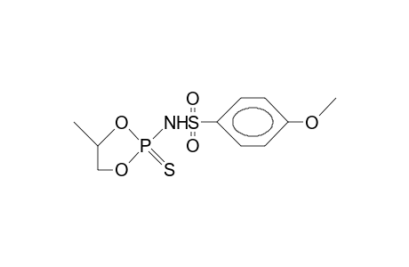 2-(4-Anisyl-sulfonylamido)-2-thiono-4-methyl-1,3,2-dioxaphospholane