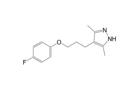 3-(3,5-dimethyl-1H-pyrazol-4-yl)propyl 4-fluorophenyl ether
