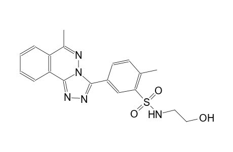 N-(2-hydroxyethyl)-2-methyl-5-(6-methyl[1,2,4]triazolo[3,4-a]phthalazin-3-yl)benzenesulfonamide