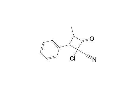 2-Chloro-2-cyano-4-methyl-3-phenylcyclobutanone