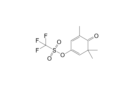 4-Trifluoromethanesulfonyloxy-2,6,6-trimethylcyclohex-2,4-dienone