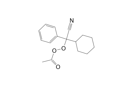 Ethaneperoxoic acid, cyanocyclohexylphenylmethyl ester