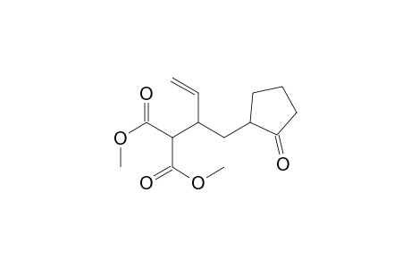 2-[1-(2-oxocyclopentyl)but-3-en-2-yl]propanedioic acid dimethyl ester