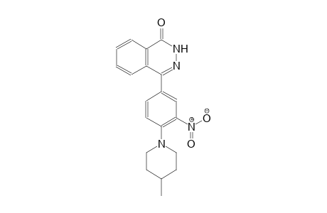 4-[4-(4-methyl-1-piperidinyl)-3-nitrophenyl]-1(2H)-phthalazinone