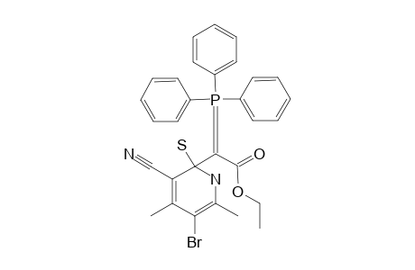 ETHYL-(5-BROMO-3-CYANO-4,6-DIMETHYL-2-SULFANYL-1,2-DIHYDROPYRIDIN-2-YL)-(TRIPHENYL-LAMBDA(5)-PHOSPHANYLIDENE)-ACETATE