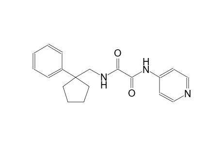 ethanediamide, N~1~-[(1-phenylcyclopentyl)methyl]-N~2~-(4-pyridinyl)-