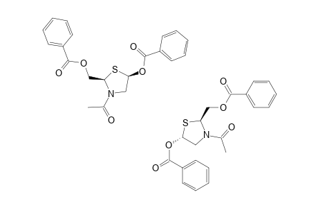 CIS-2-BENZOYLOXYMETHYL-3-ACETYL-5-BENZOYLOXY-1,3-THIAZOLIDINE;ISOMER-E/Z