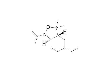 rac-(3aR,5R,7aR)-5-ethyl-1-isopropyl-3,3-dimethyloctahydrobenzo[c]isoxazole
