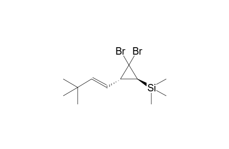 [(1S,3S)-2,2-Dibromo-3-((E)-3,3-dimethyl-but-1-enyl)-cyclopropyl]-trimethyl-silane