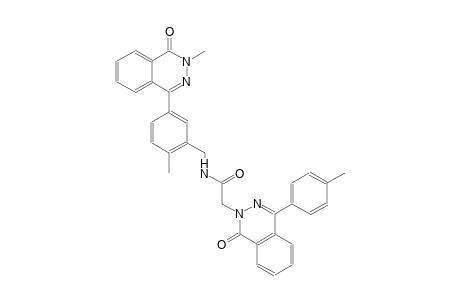 N-[2-methyl-5-(3-methyl-4-oxo-3,4-dihydro-1-phthalazinyl)benzyl]-2-(4-(4-methylphenyl)-1-oxo-2(1H)-phthalazinyl)acetamide