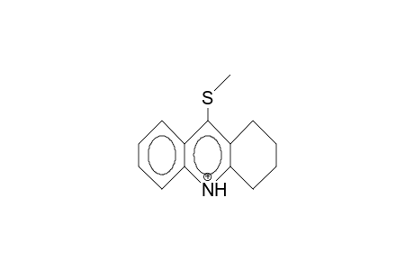 9-Methylthio-1,2,3,4-tetrahydro-acridinium cation