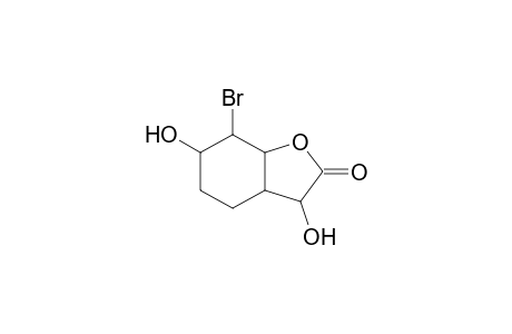 5-endo-Bromo-4-exo,9-exo-dihydroxy-7-oxabicyclo[4.3.0]nonan-8-one