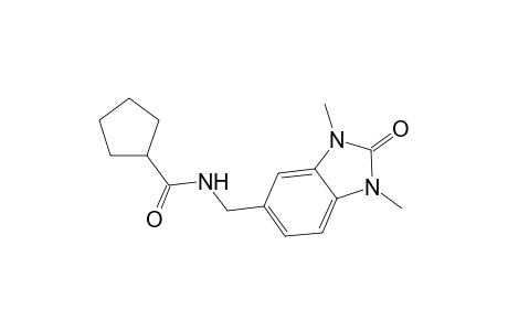Cyclopentanecarboxamide, N-[(2,3-dihydro-1,3-dimethyl-2-oxo-1H-1,3-benzimidazol-5-yl)methyl]-