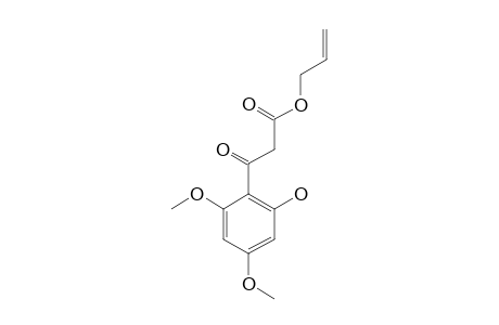 ALLYL-2-(2'-HYDROXY-4',6'-DIMETHOXYBENZOYL)-ACETATE