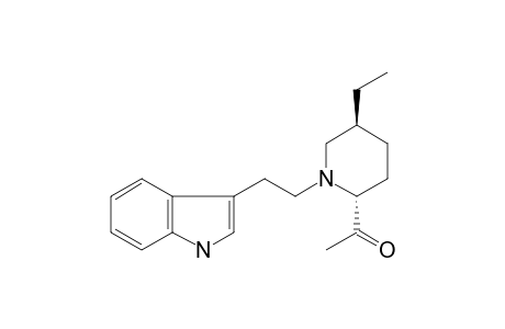 1-[(2R,5S)-5-ethyl-1-[2-(1H-indol-3-yl)ethyl]piperidin-2-yl]ethanone