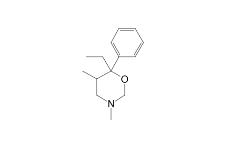 6-AX-ETHYL-5-EQU-METHYL-6-PHENYL-N-METHYLTETRAHYDRO-1,3-OXAZIN