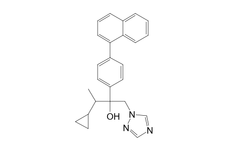 3-Cyclopropyl-2-(4-(naphthalen-1-yl)phenyl)-1-(1H-1,2,4-triazol-1-yl)butan-2-ol