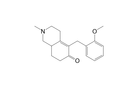 6(2H)-Isoquinolinone, 1,3,4,7,8,8a-hexahydro-5-[(2-methoxyphenyl)methyl]-2-methyl-