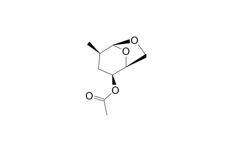 4-O-ACETYL-1,6-ANHYDRO-2,3-DIDEOXY-2-METHYL-BETA-D-LYXOPYRANOSE;MAJOR-ISOMER