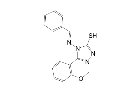 5-(2-methoxyphenyl)-4-{[(E)-phenylmethylidene]amino}-4H-1,2,4-triazole-3-thiol