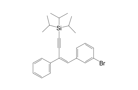 (Z)-(4-(3-Bromophenyl)-3-phenylbut-3-en-1-yn-1-yl)triisopropylsilane