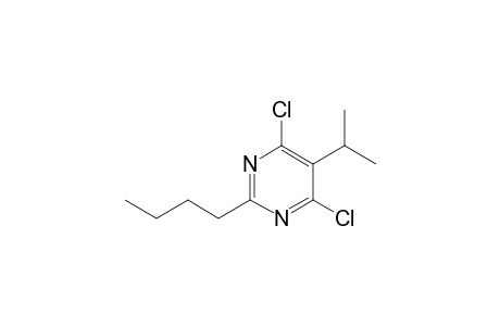 2-butyl-4,6-bis(chloranyl)-5-propan-2-yl-pyrimidine