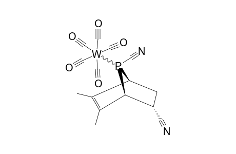 ENDO-2-CYANO-5,6-DIMETHYL-ANTI-7-CYANO-7-PHOSPHABICYCLO-[2.2.1]-HEPT-5-ENE-PENTACARBONYLTUNGSTEN