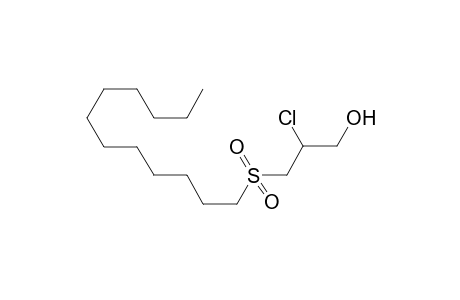1-propanol, 2-chloro-3-(dodecylsulfonyl)-