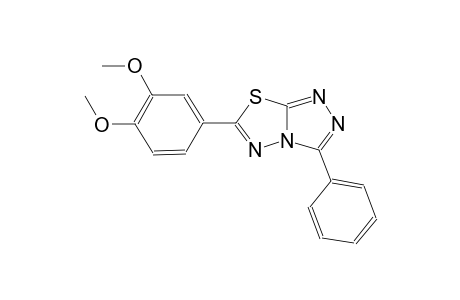 6-(3,4-dimethoxyphenyl)-3-phenyl[1,2,4]triazolo[3,4-b][1,3,4]thiadiazole