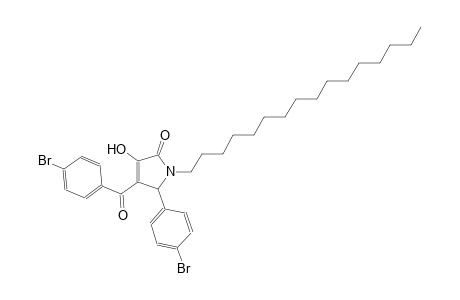 4-(4-bromobenzoyl)-5-(4-bromophenyl)-1-hexadecyl-3-hydroxy-1,5-dihydro-2H-pyrrol-2-one