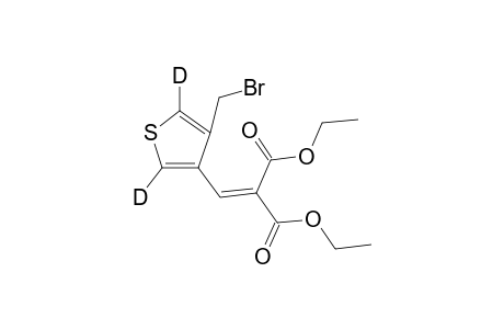 Diethyl [(4-bromomethyl-3-thienyl)methylidene]propanedioate-D2