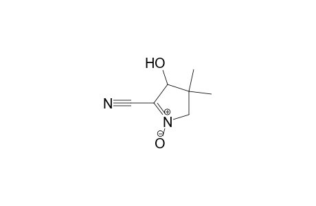 2H-Pyrrole-5-carbonitrile, 3,4-dihydro-4-hydroxy-3,3-dimethyl-, 1-oxide