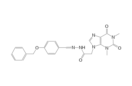 N'-{(E)-[4-(benzyloxy)phenyl]methylidene}-2-(1,3-dimethyl-2,6-dioxo-1,2,3,6-tetrahydro-9H-purin-9-yl)acetohydrazide