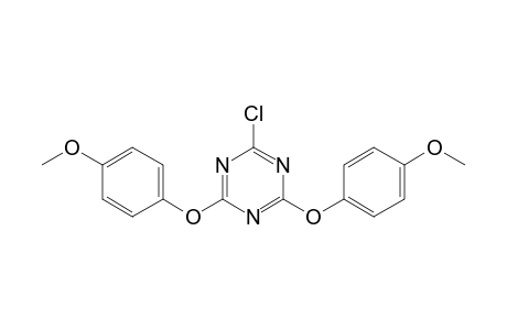2-chloranyl-4,6-bis(4-methoxyphenoxy)-1,3,5-triazine