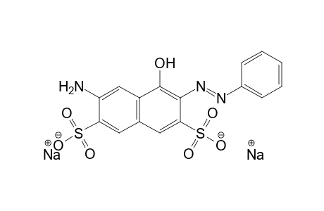 2,7-Naphthalenedisulfonic acid, 6-amino-4-hydroxy-3-(phenylazo)-, disodium salt