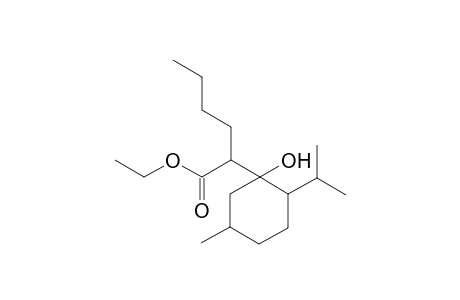 Ethyl 2-[(1-hydroxy-2-isopropyl-5-methyl)cyclohexyl]hexaoate