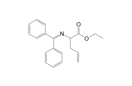 2-(benzhydrylideneamino)pent-4-enoic acid ethyl ester