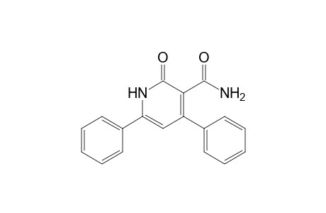 1,2-dihydro-4,6-diphenyl-2-oxo-3-pyridine-carboxamide