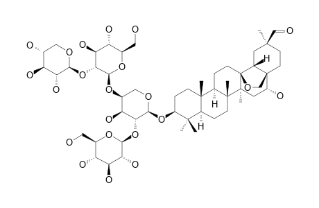SAXIFRAGOLIN-B;#2;3-O-(BETA-D-XYLOPYRANOSYL-(1->2)-BETA-D-GLUCOPYRANOSYL-(1->4)-[BETA-D-GLUCOPYRANOSYL-(1->2)]-ALPHA-L-ARABINOPYRANOSYL)-CYCLAMIRETIN-A