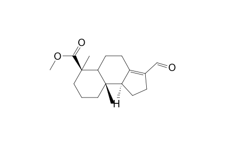 1H-Benz[e]indene-6-carboxylic acid, 3-formyl-2,4,5,5a,6,7,8,9,9a,9b-decahydro-6,9a-dimethyl-, methyl ester, (5.alpha.,6.beta.,9a.beta.,9b.alpha.)-(.+-.)-