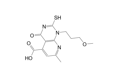 pyrido[2,3-d]pyrimidine-5-carboxylic acid, 1,4-dihydro-2-mercapto-1-(3-methoxypropyl)-7-methyl-4-oxo-