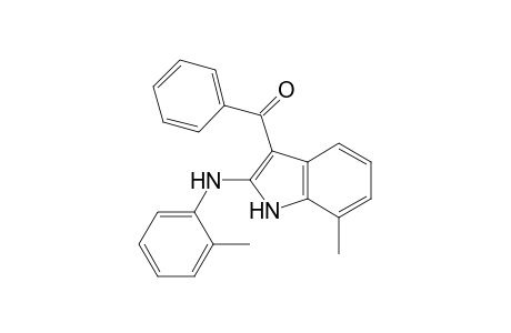 Methanone, [7-methyl-2-[(2-methylphenyl)amino]-1H-indol-3-yl]phenyl-