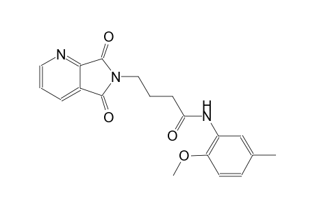5H-pyrrolo[3,4-b]pyridine-6-butanamide, 6,7-dihydro-N-(2-methoxy-5-methylphenyl)-5,7-dioxo-